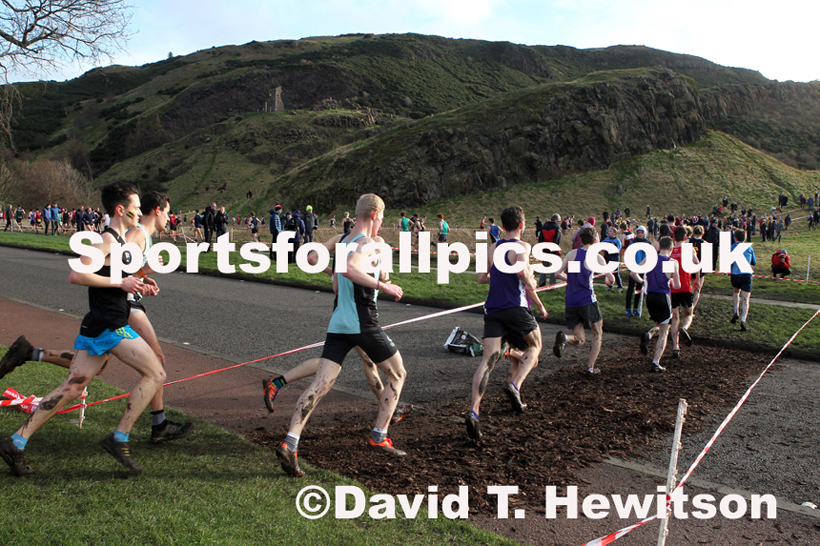 Mens short race  2020 BUCS Cross Country Champs., Edinburgh.  Photo: David T. Hewitson/Sports for All Pics